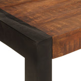 Dining Table Honey Brown 120x60x76 cm Solid Wood Mango 356292