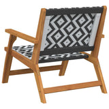 Garden Furniture 2 pcs Black and White 67 x 78 x 73 cm 367830
