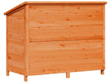 Garden Shed with Roof Brown 106 x 56 x 113.5 cm Solid Fir Wood 42033459