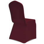 Chair Cover Stretch Burgundy 12 pcs 279093