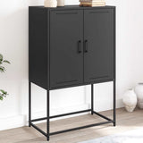 Highboard Black 68.5x38.5x107 cm Steel 846506