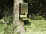 Deer Feeder Silver 28 x 30 x 80 cm Galvanised Steel 874611