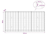 Gabion with 3.5 mm Wire and 10x10 cm Mesh 150x30x100 cm 3463197