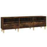 TV Cabinet Smoked Oak 150x30x44.5 cm Engineered Wood 831914