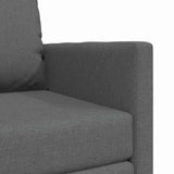 Sofa Bed Dark Grey 74 x 77 x 81 cm Fabric 4106622