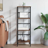 Bookshelf Smoked Oak 40 x 29.5 x 115 cm Engineered Wood 883906
