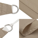 Sunshade Sail Oxford Fabric Square 3.6x3.6 m Taupe 135413
