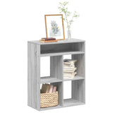 Book Cabinet Grey Sonoma 66x31x80 cm Engineered Wood 860297