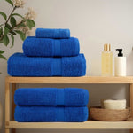 12 Piece Premium Towel Set SOLUND Blue 600 gsm 137572