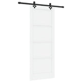Sliding Door ORKDAL White 83 x 211 cm Solid Pine Wood 3333619