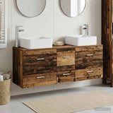 Bathroom Cabinet Set 3 pcs Old Wood 49.5 x 41 x 63 cm 3405833