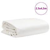 ZNTS Tarpaulin White 2.5x4.5 m 650 g/m² 156199