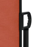 ZNTS Retractable Side Awning Terracotta 200x600 cm 4004558