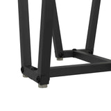 Side Table Set 2 pcs Old Wood and Black 50 x 50 x 50.5 cm 869724