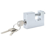 Padlock 12 pcs Silver Steel 42020737