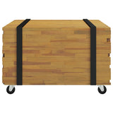 Coffee Table Brown 60 x 60 x 38 cm Solid Teak Wood 4009310
