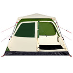 Camping Tent Dome 4-Person Green Quick Release 4004230