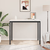 Bar Table White 140 x 80 x 105 cm Solid Pine Wood 892808