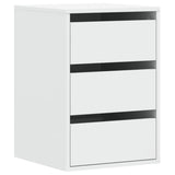 Corner Chest of Drawers White 40x41x58 cm Engineered Wood 852834