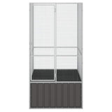 Bird Cage Anthracite 111x107x211.5 cm Galvanised Steel 171548