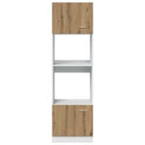 Microwave Cabinet Lyon Artisan Oak 60x57x207 cm Engineered Wood 3334024