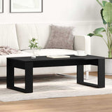 Coffee Table Black Oak 102 x 50 x 35 cm Engineered Wood 862071