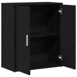 Sideboard Black Oak 60x31x70 cm Engineered Wood 869143