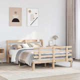 Bed Frame with Headboard without Mattress 120x190 cm Small Double 3306841