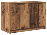 Bathroom Cabinet Old Wood 64.5 x 33.5 x 59 cm Engineered Wood 880743