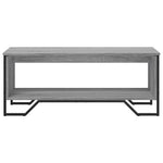 ZNTS Coffee Table Grey Sonoma 100x51x40 cm Engineered Wood 848482