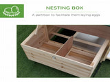 Chicken Coop Small Animal Pet Cage w/ Nesting Box Outdoor Run Backyard Wooden T3398P350032