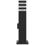 Outdoor Floor Lamps with Outlet 3pcs Black 50 cm Aluminium 4006406
