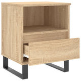 ZNTS Bedside Cabinets 2 pcs Sonoma Oak 40x35x50 cm Engineered Wood 830643