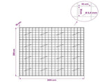 Gabion with 3.5 mm Wire and 10x10 cm Mesh 200x10x200 cm 3463054