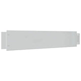 Lawn Fence 15 pcs Galvanised Steel 100x20 cm 274903