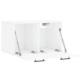 Wall Cabinet High Gloss White 60x36.5x35 cm Engineered Wood 830030
