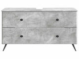 Bathroom Sink Cabinet BREDA Concrete Grey 82 x 41x 59 cm 897458