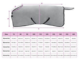 Horse Blanket Full Light Grey and Pink 95 cm Polyester 42013219