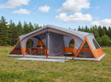 Cabin Tent with Roof Grey and Orange 480 x 273 x 205 cm 42028687