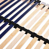 Slatted Bed Base Brown 90 x 190 cm Solid Beech Wood 42015258