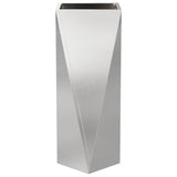 Planter Silver 30 x 30 x 75 cm Stainless Steel 883774