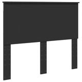 Bed Frame with Headboard Black 135 x 190 cm Solid Pine Wood 3411020