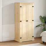 Wardrobe Corona 76x50x170 cm Solid Wood Pine 4002769