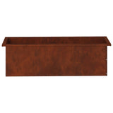 Garden Planter with LED 2 pcs Rusty 30 x 100 x 30 cm 8008125