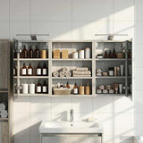 Bathroom Cabinet Set 3 pcs 100 x 10.5 x 50 cm Engineered wood 3403691