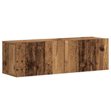 Wall Mounted TV cabinets 3 pcs Old Wood Engineered Wood 3328961