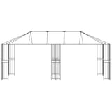Gazebo Frame 6 x 3 m Black Steel 3375981