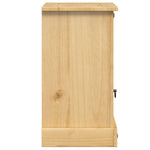 ZNTS Bedside Cabinet Corona 45x35x64 cm Solid Wood Pine 4005655