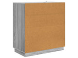 Sideboard Grey Sonoma 66 x 34.5 x 92 cm Engineered Wood 895361
