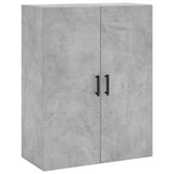 Highboard Concrete Grey 69.5x34x180 cm Engineered Wood 3198157